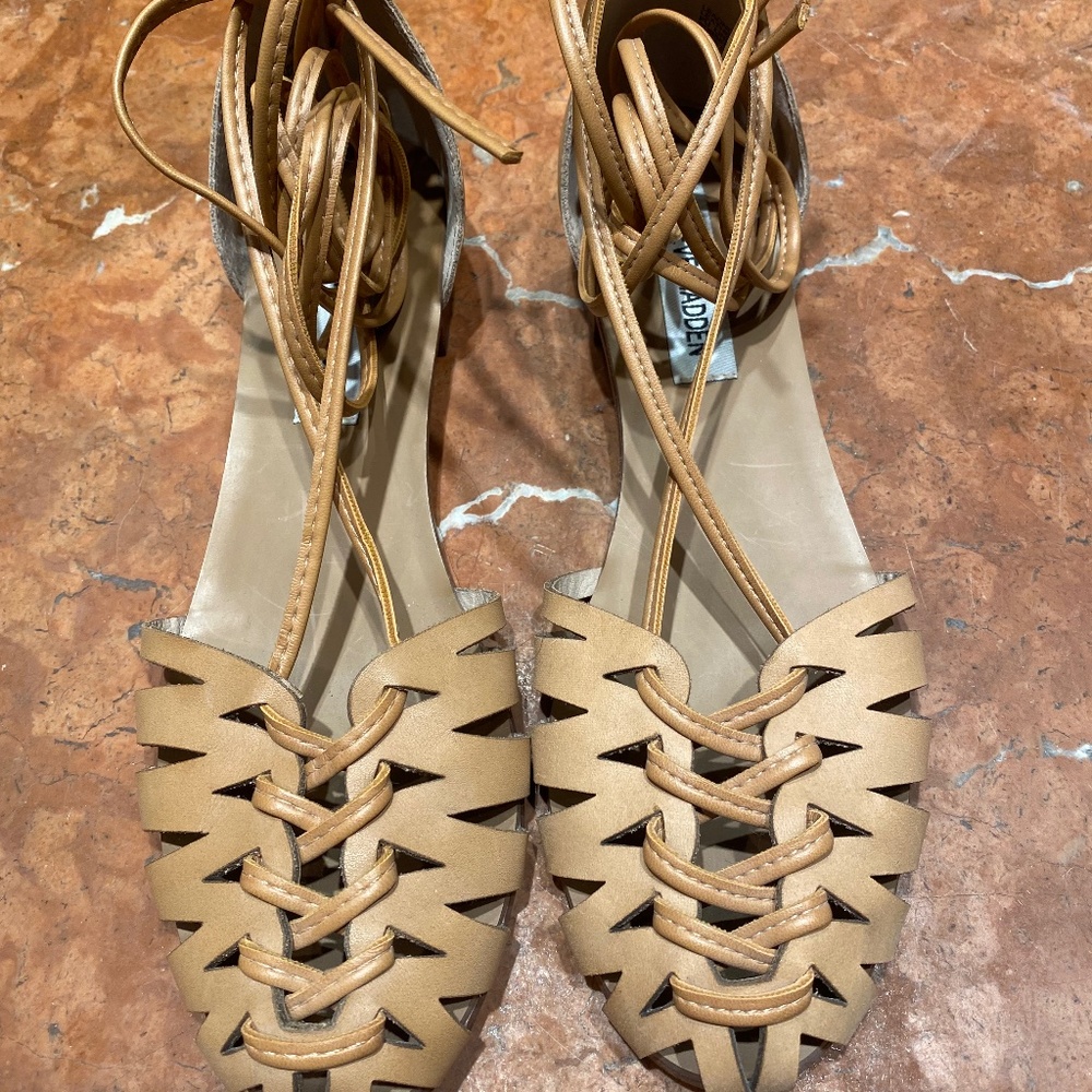 Steve Madden lace up sandals